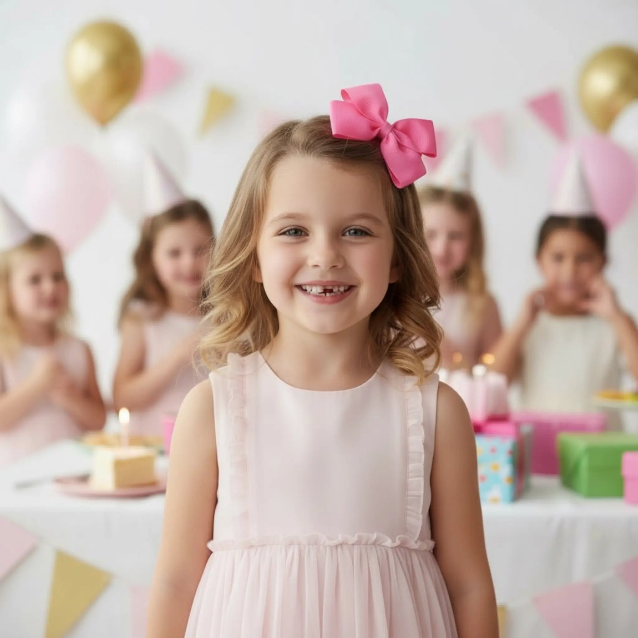 Large double bow on a clip Cute Cute