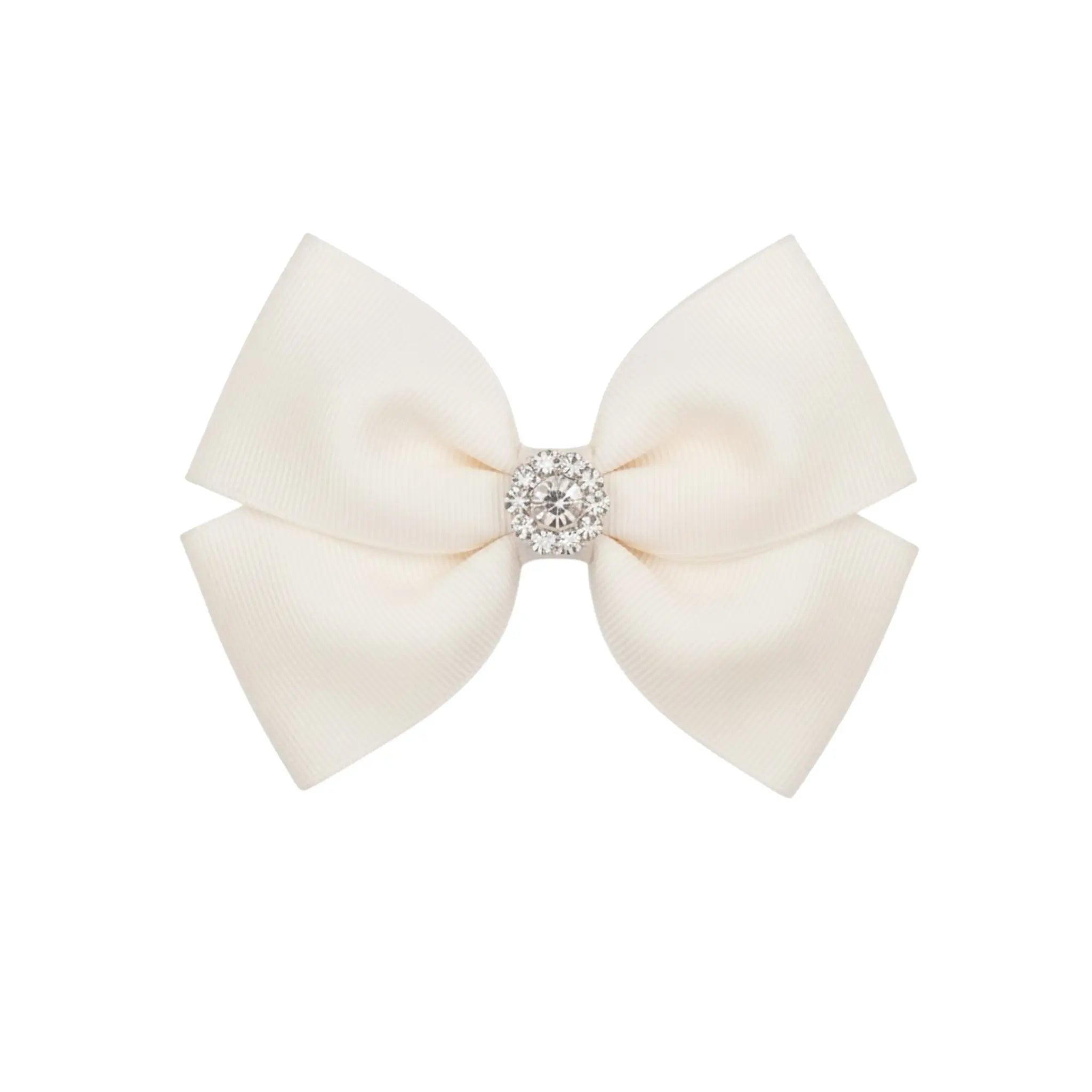 Large grosgrain double bow with rhinestone Cute Cute