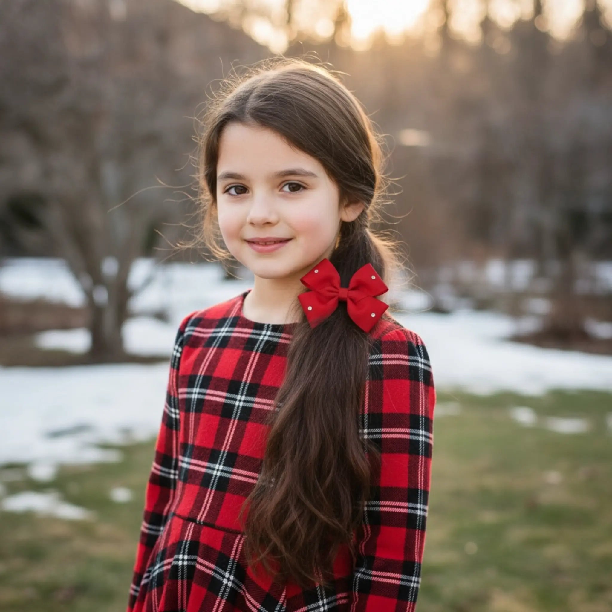 Large double bow with Swarovski crystals Cute Cute