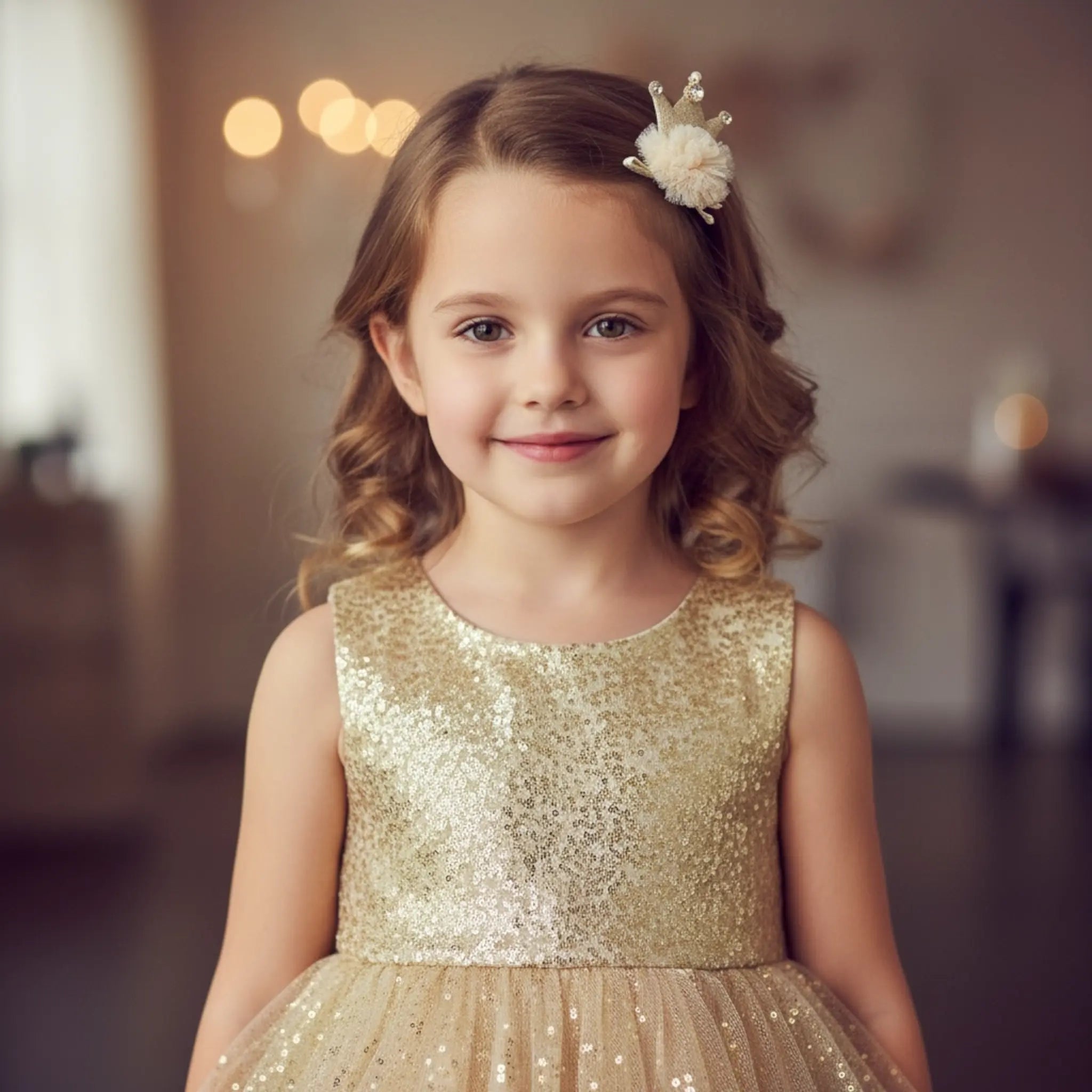 Shimmery crown on a tulle ball Cute Cute