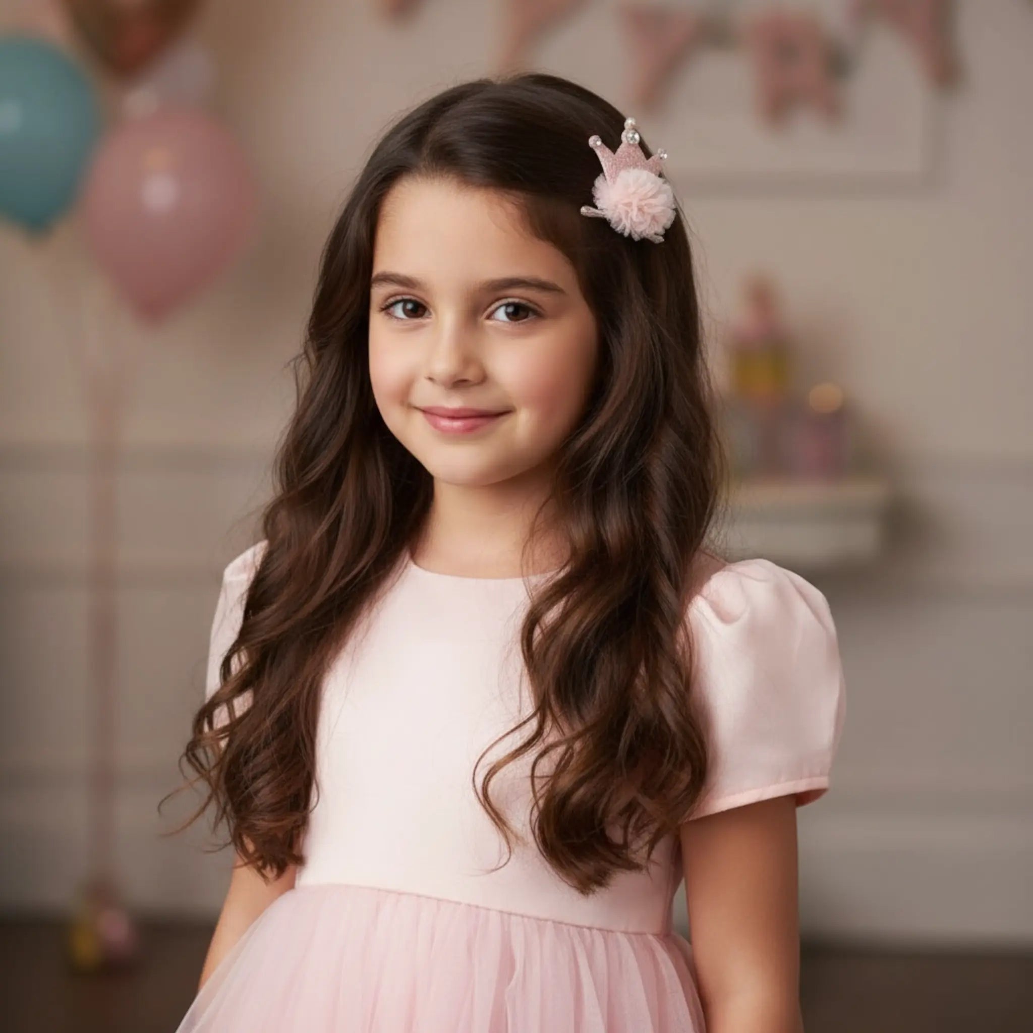 Shimmery crown on a tulle ball Cute Cute