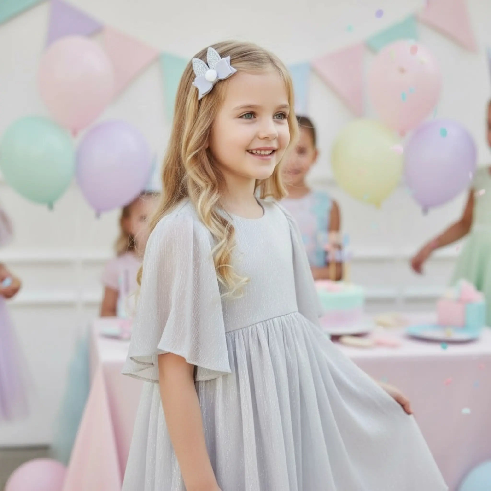 Bunny ears with glitter and pom pom Cute Cute