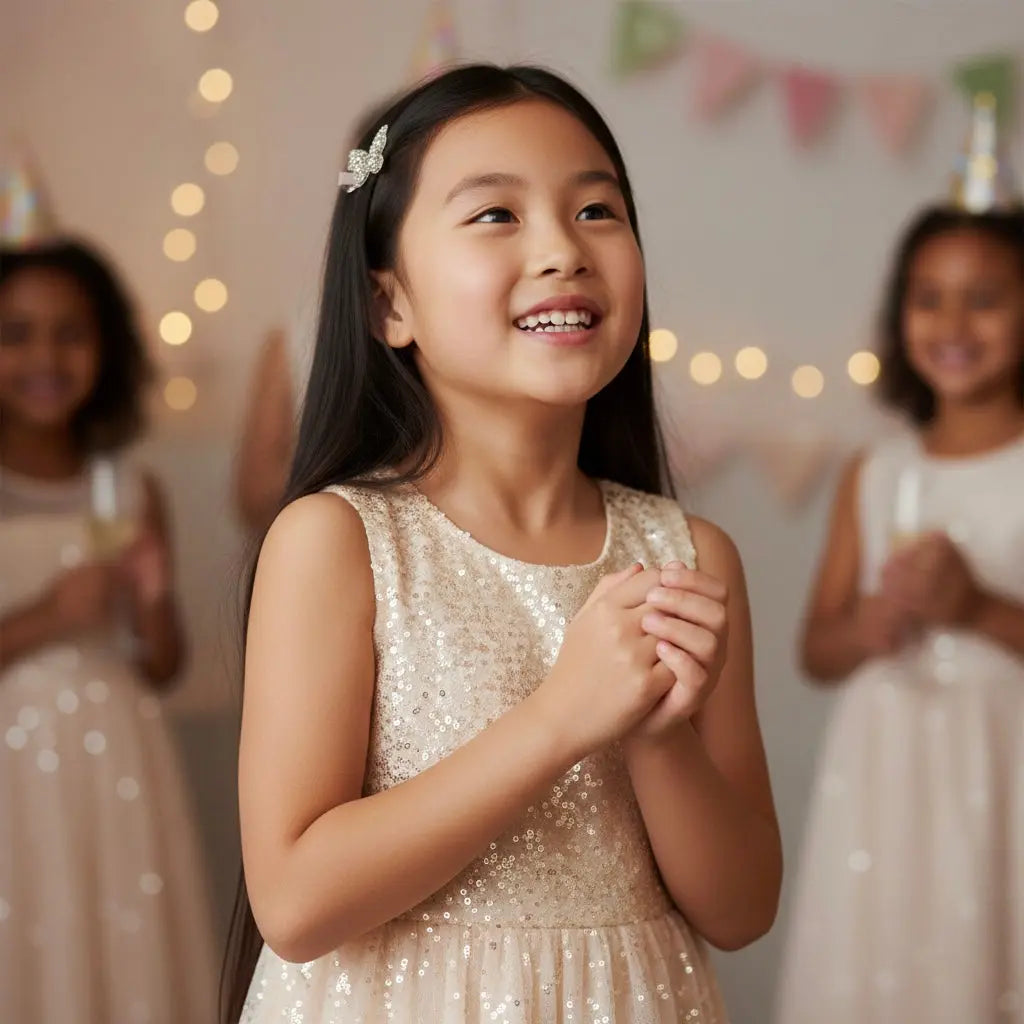 Champagne glitter butterfly Cute Cute