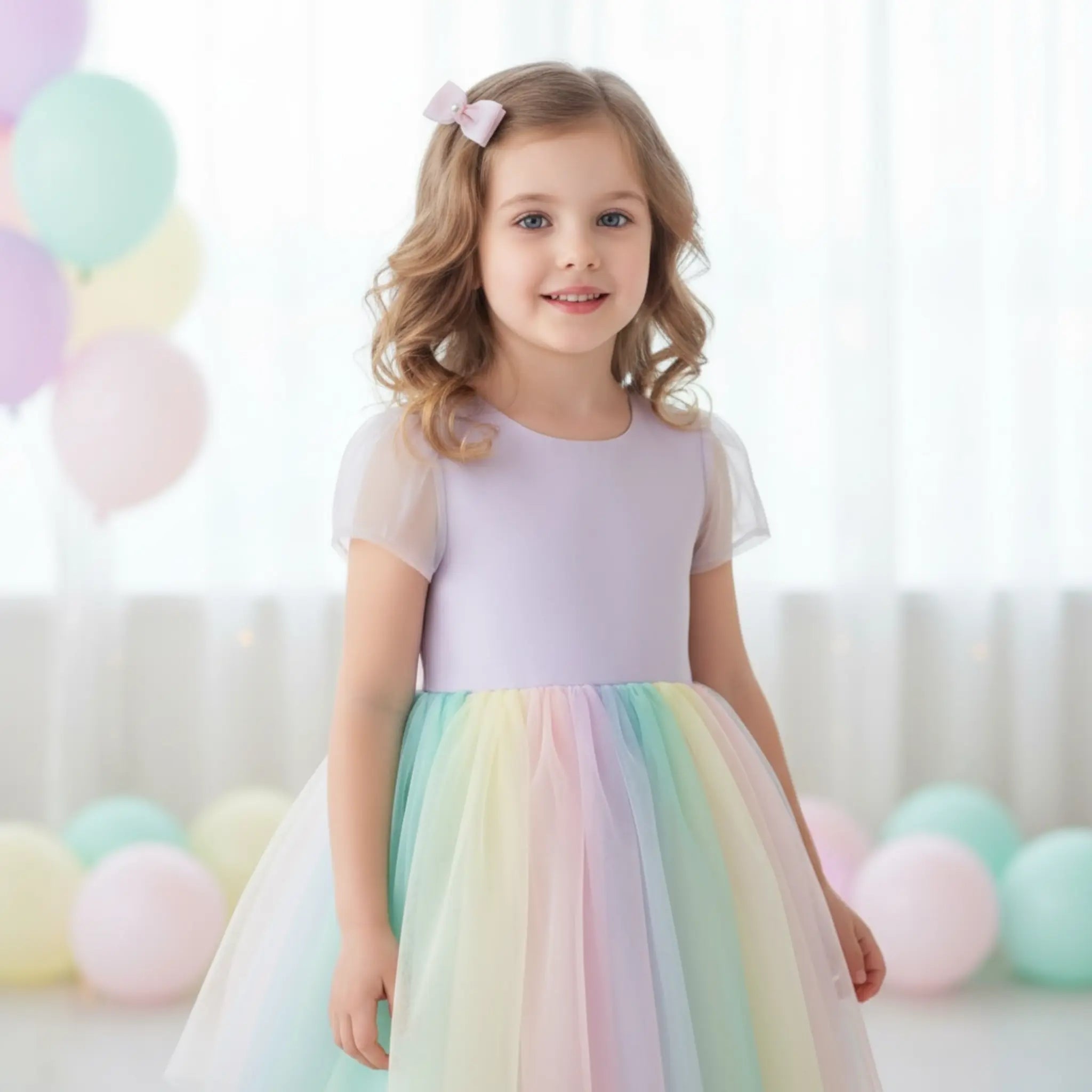 Small single bow with a pearl Cute Cute