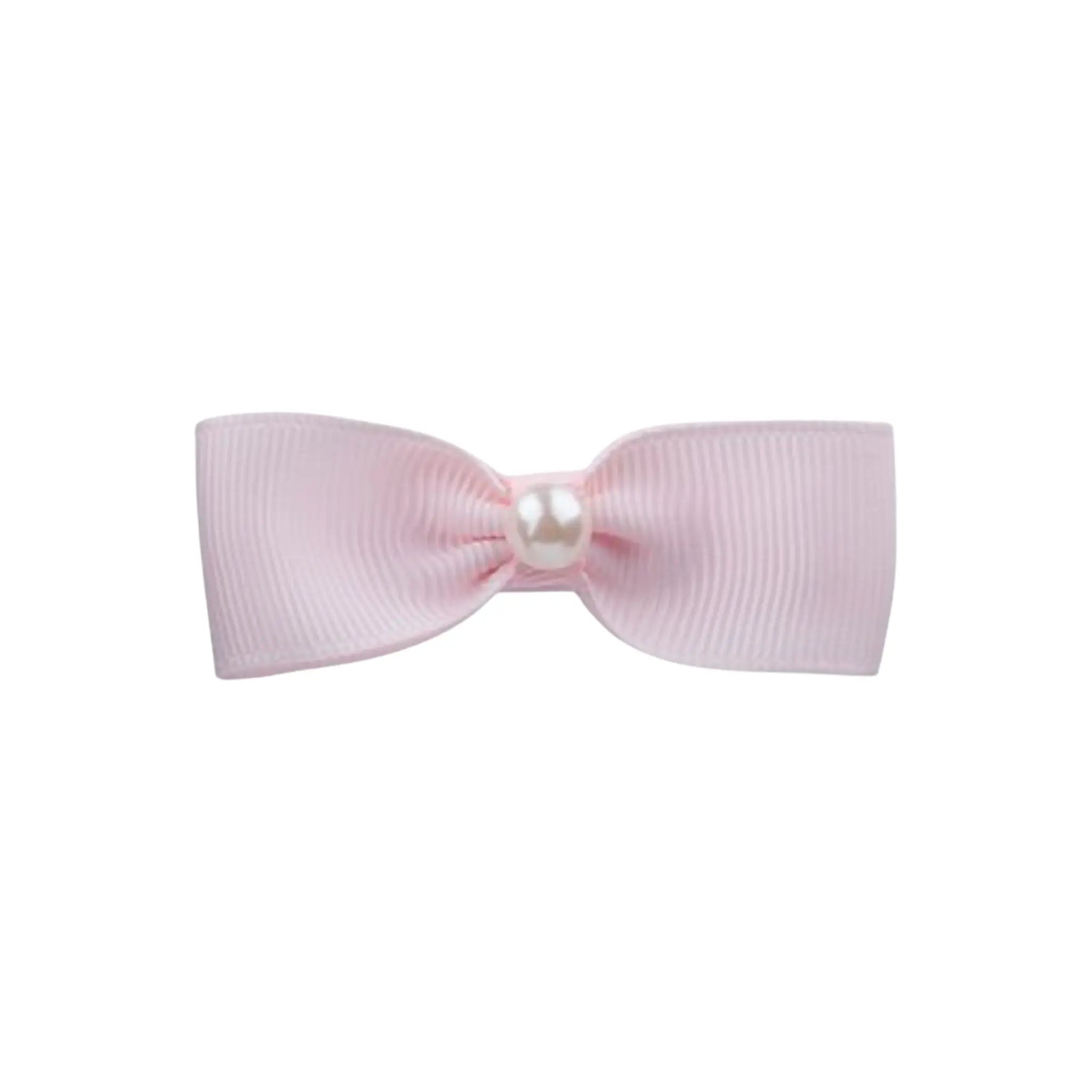 Small single bow with a pearl Cute Cute