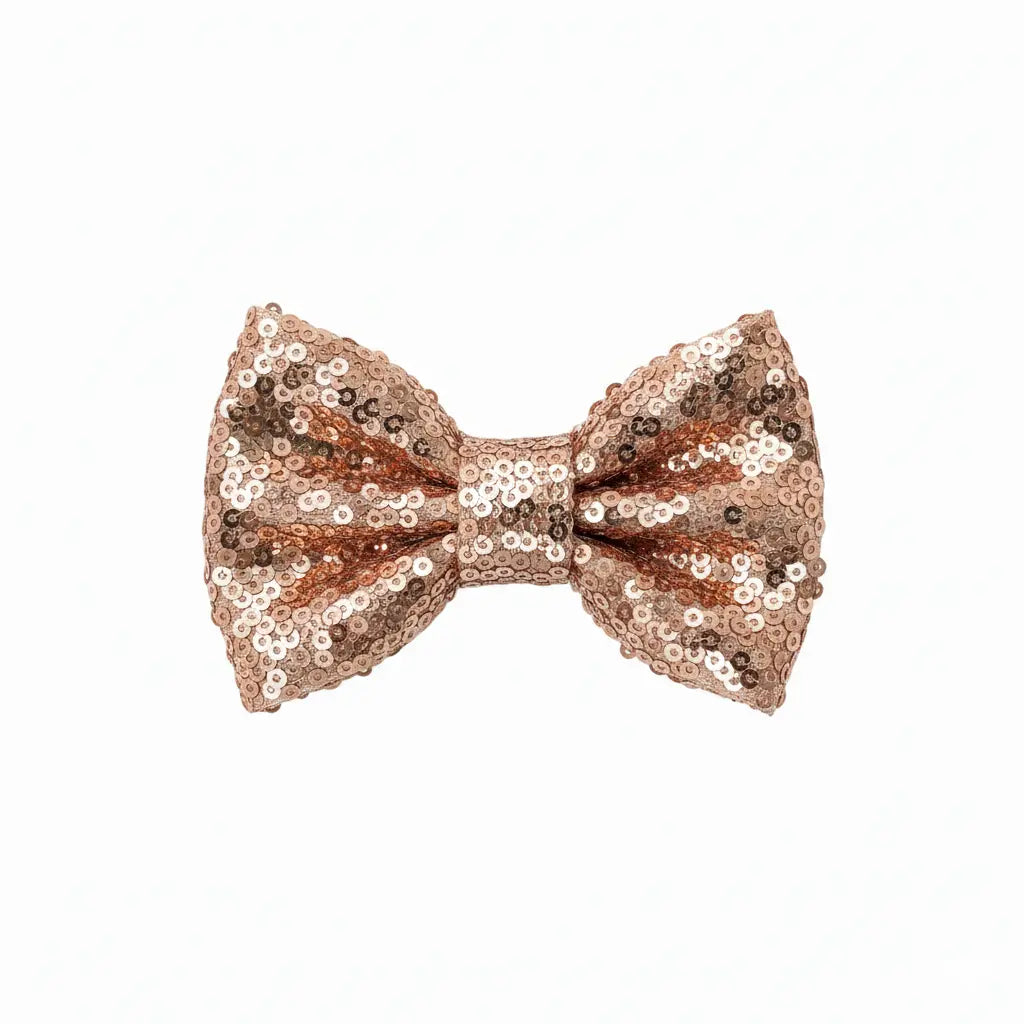 Sequin bow on a clip Cute Cute