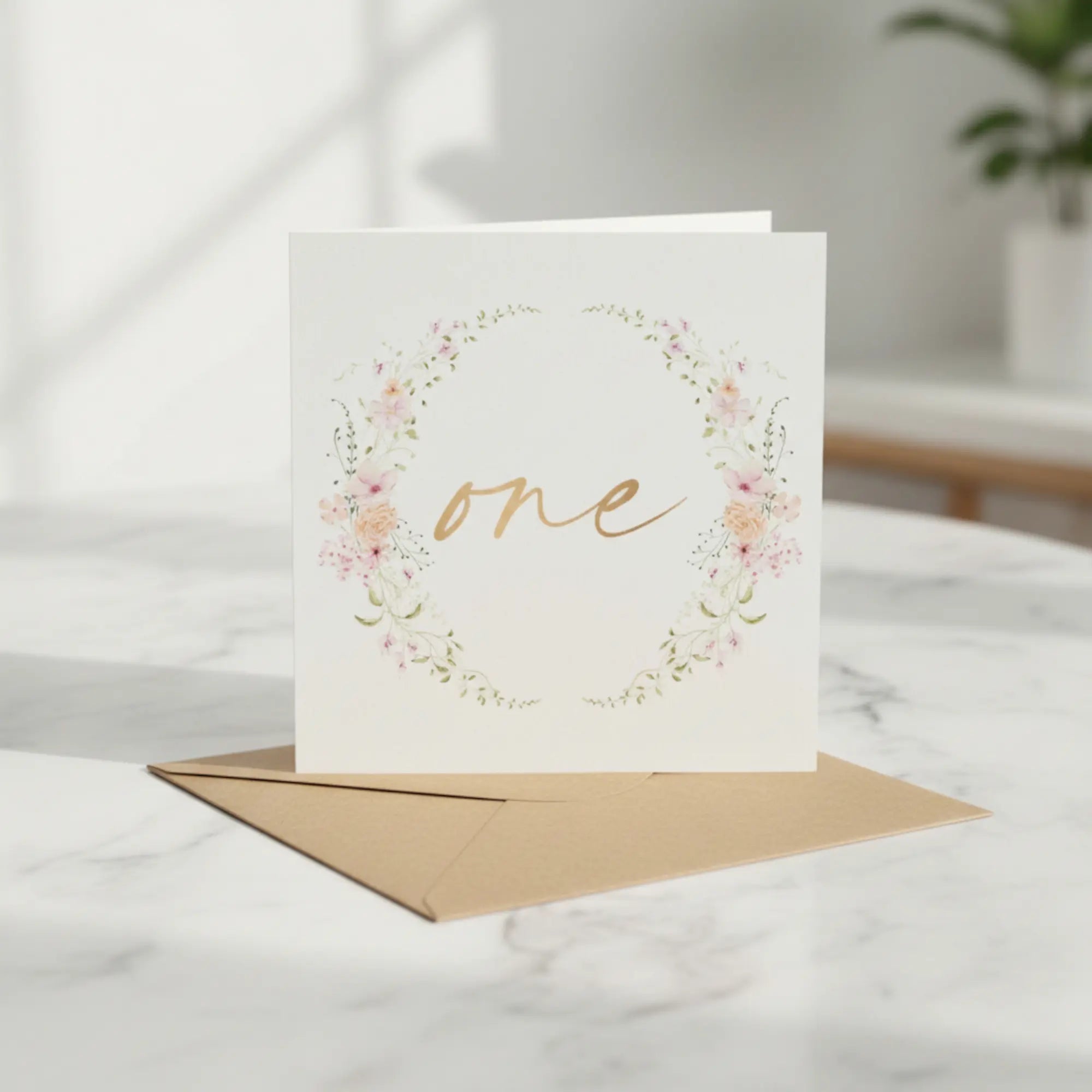 Birthday card with age Cute Cute