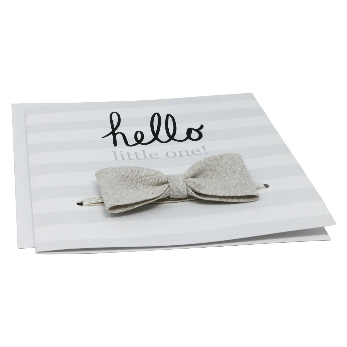 Hello little one, linen single bow tie for boys Cute Cute
