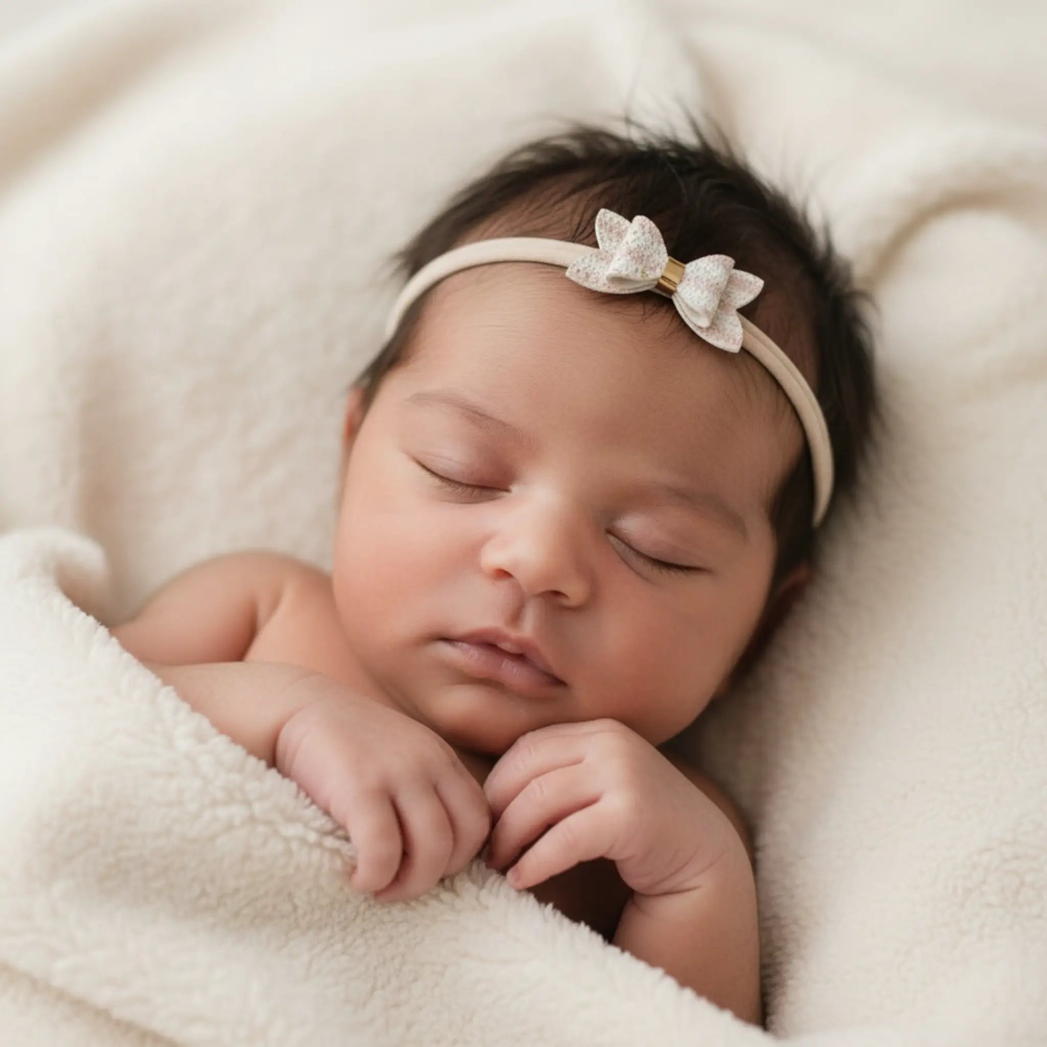 Stripy pink glitter bow Cute Cute