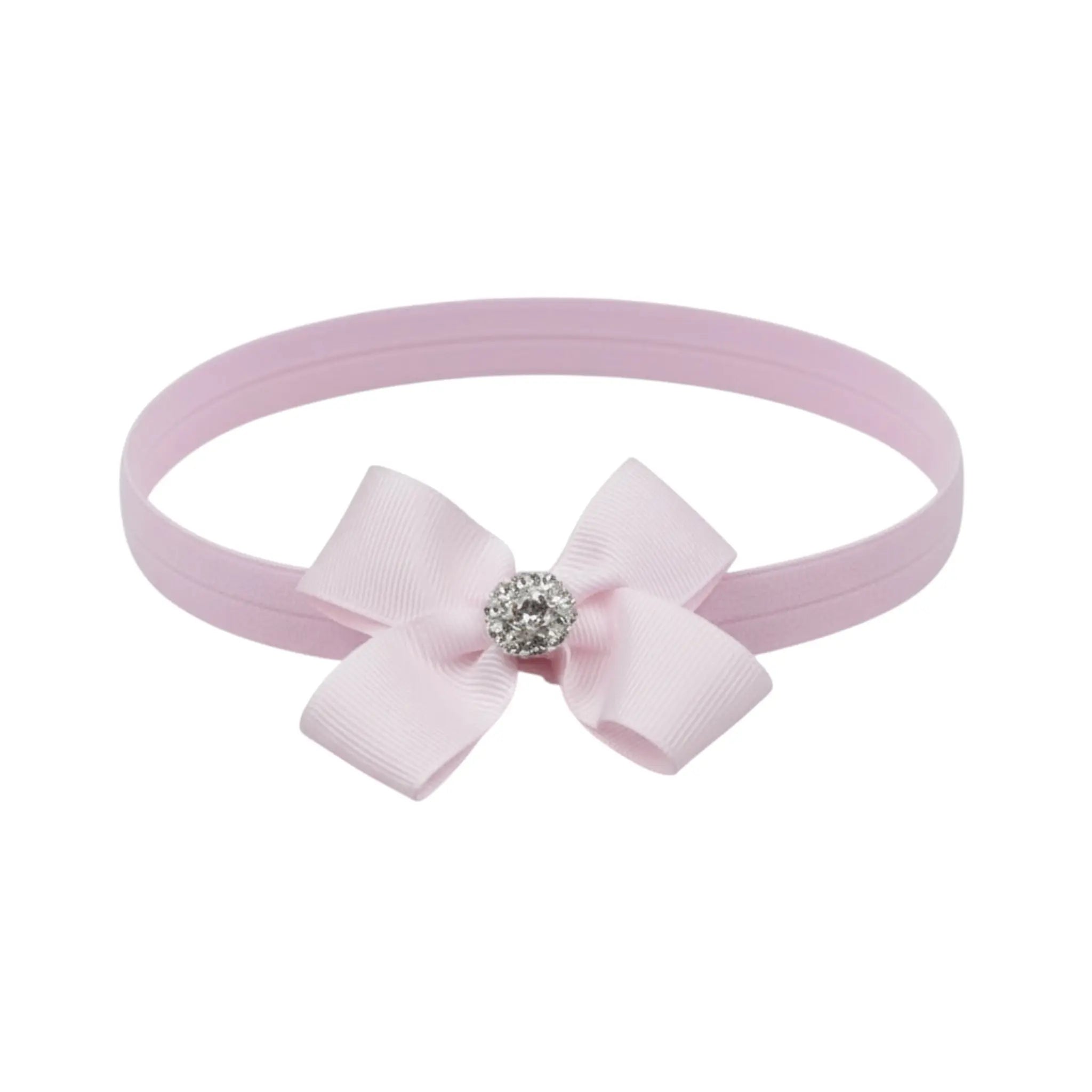Small double bow with a rhinestone Cute Cute