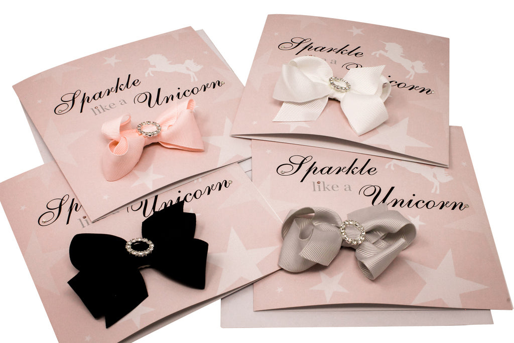 Sparkle like a unicorn- greeting card for a little girl