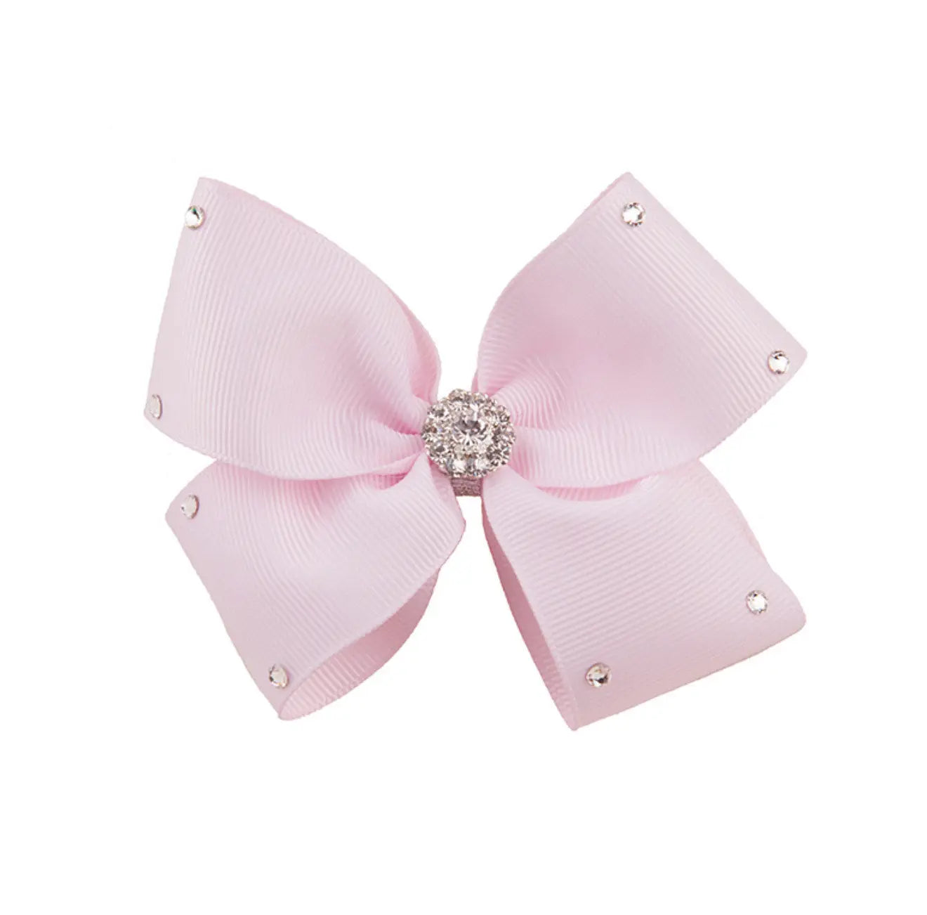 Pink double bow with Swarovski crystals Cute Cute