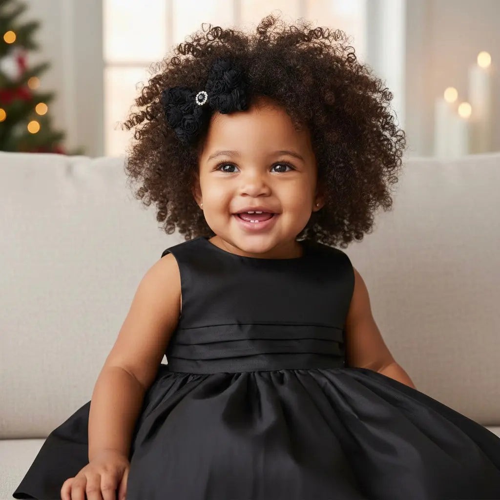 Chiffon black bow on a headband Cute Cute