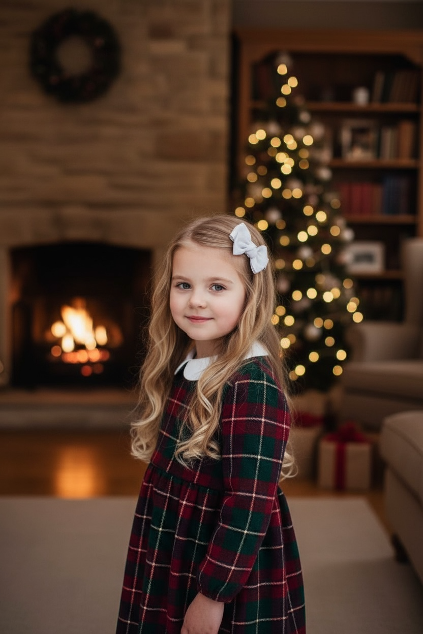 Everyday grosgrain double large bow with knot on a clip