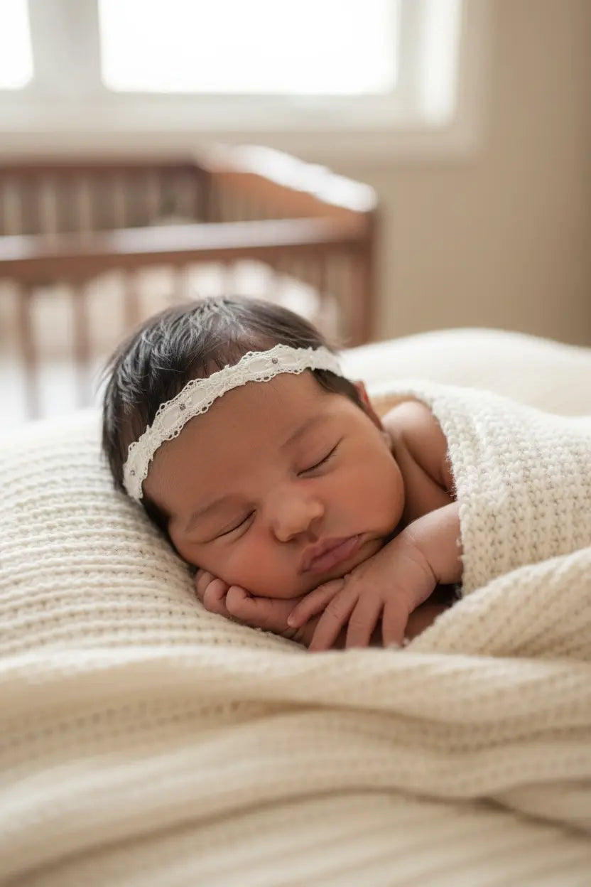 Ivory gorgeous lace and satin tie back with Swarovski diamante and pearls Cute Cute