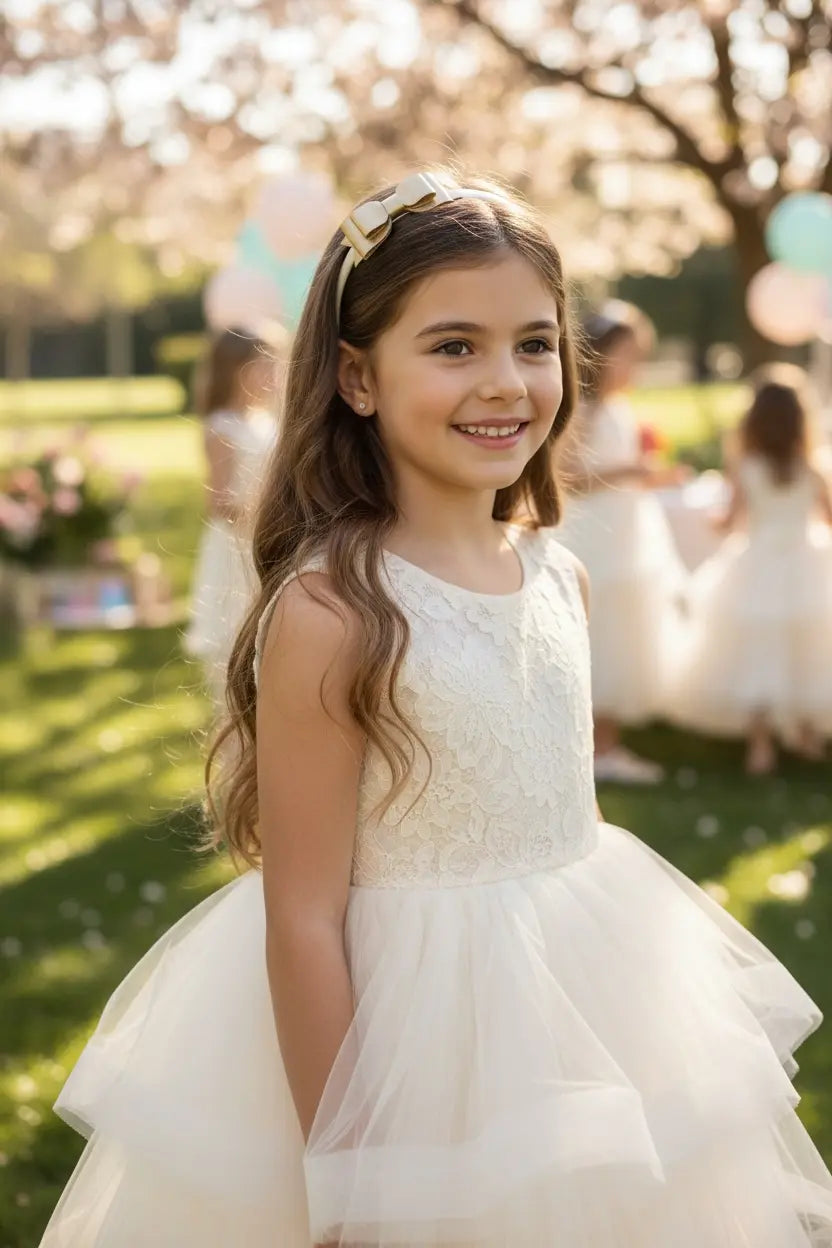 Gold leathette bow on a satin alice band Cute Cute