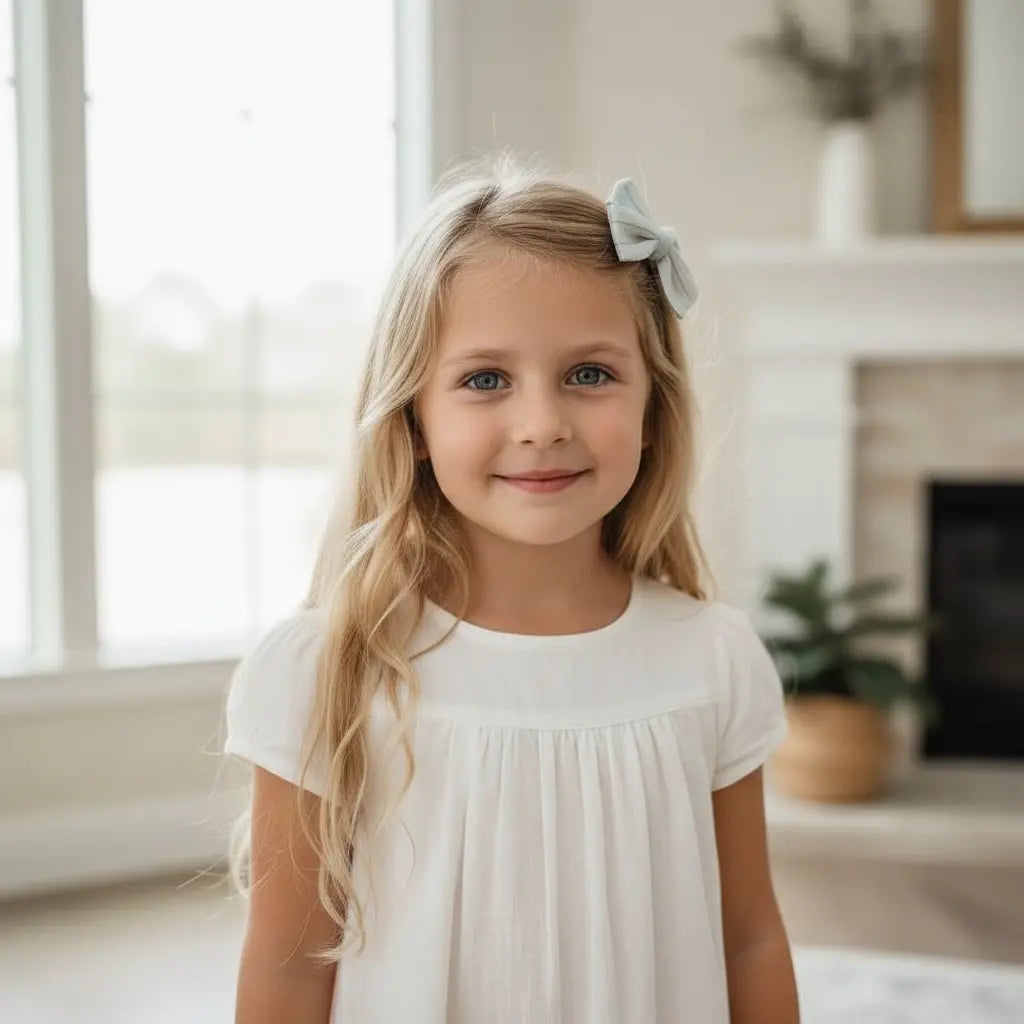 Off white stripy bow Cute Cute