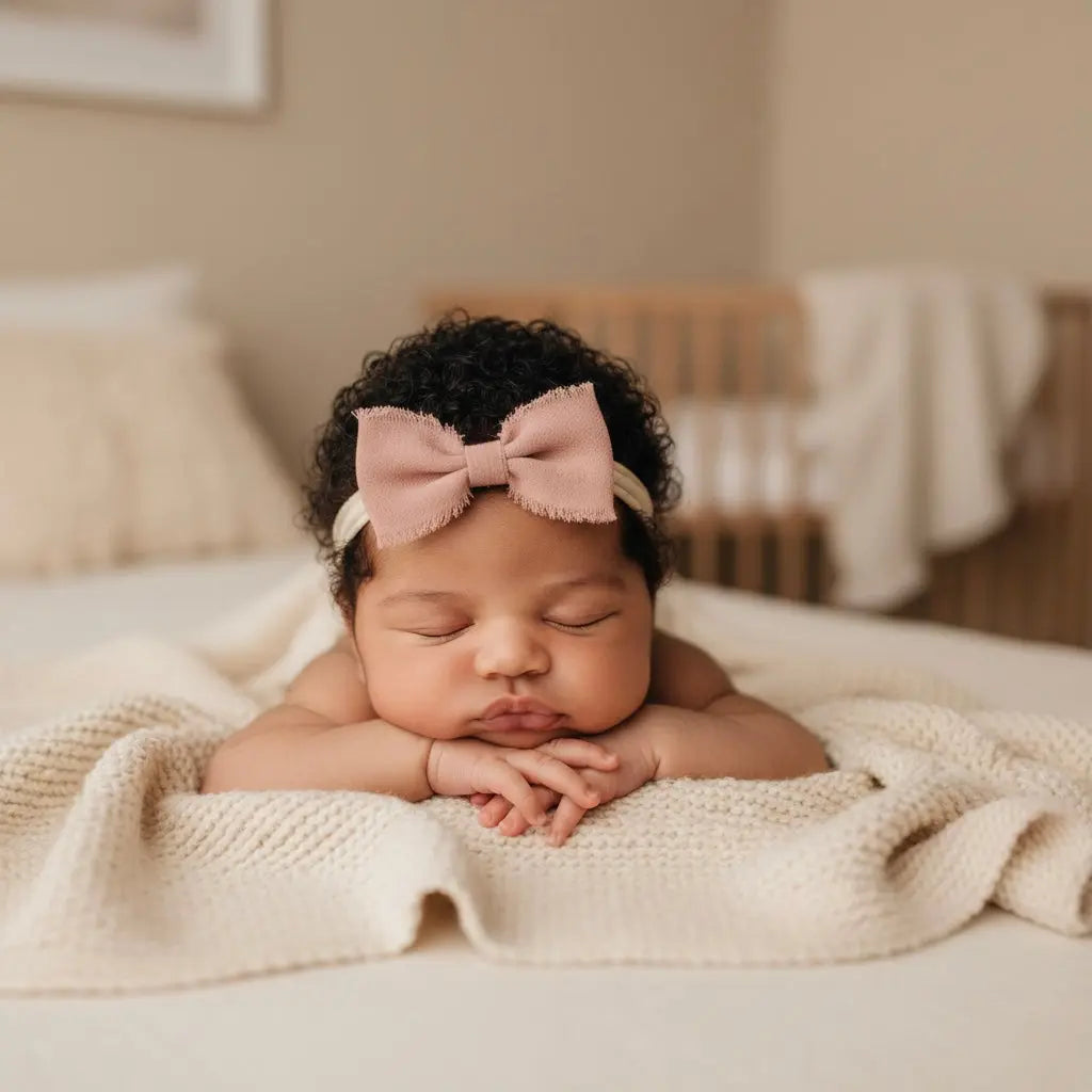 Frayed chiffon bow on an ivory tie back Cute Cute