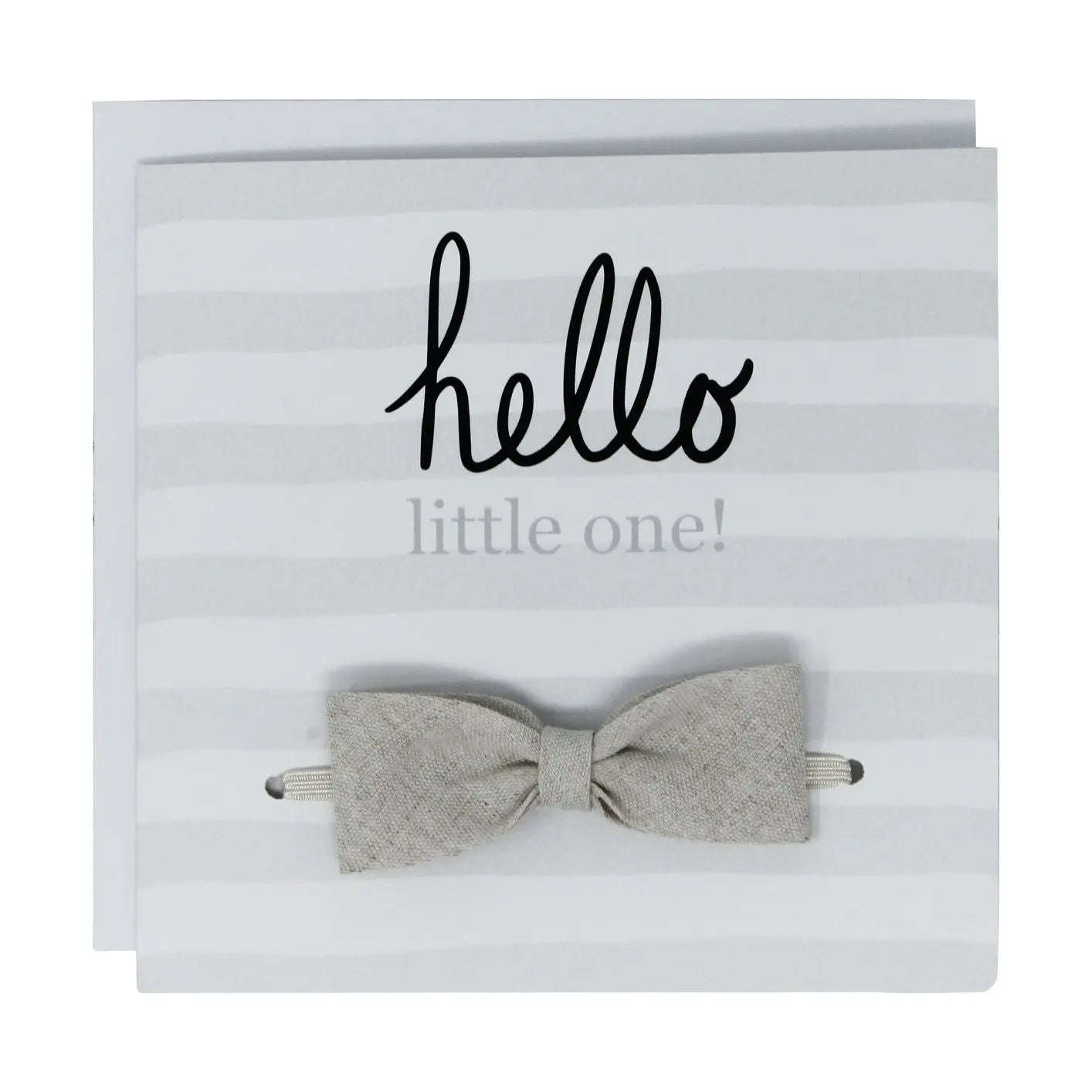 Hello little one, linen single bow tie for boys Cute Cute
