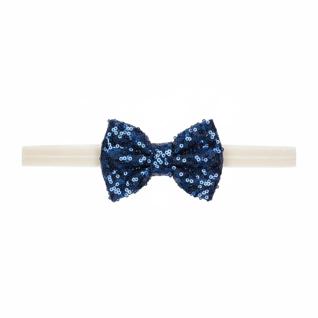 Sequin bow on a headband Cute Cute