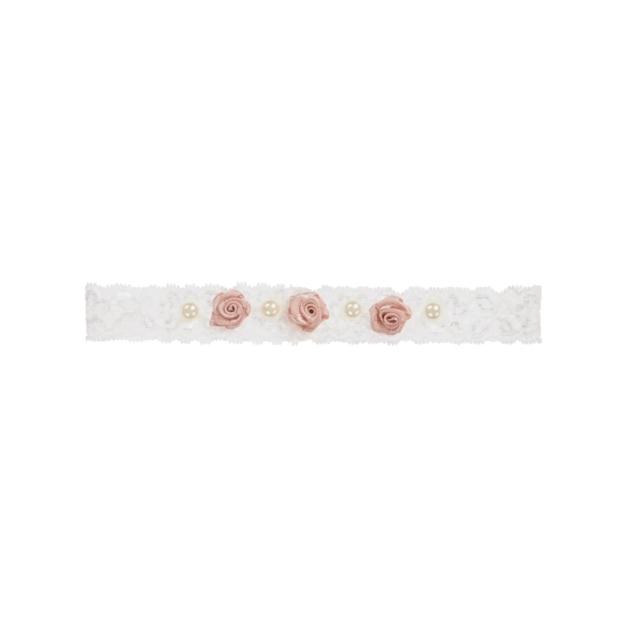 Lace headband with champagne roses Cute Cute
