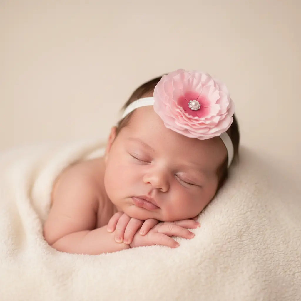 Two toned pink flower on a headband Cute Cute