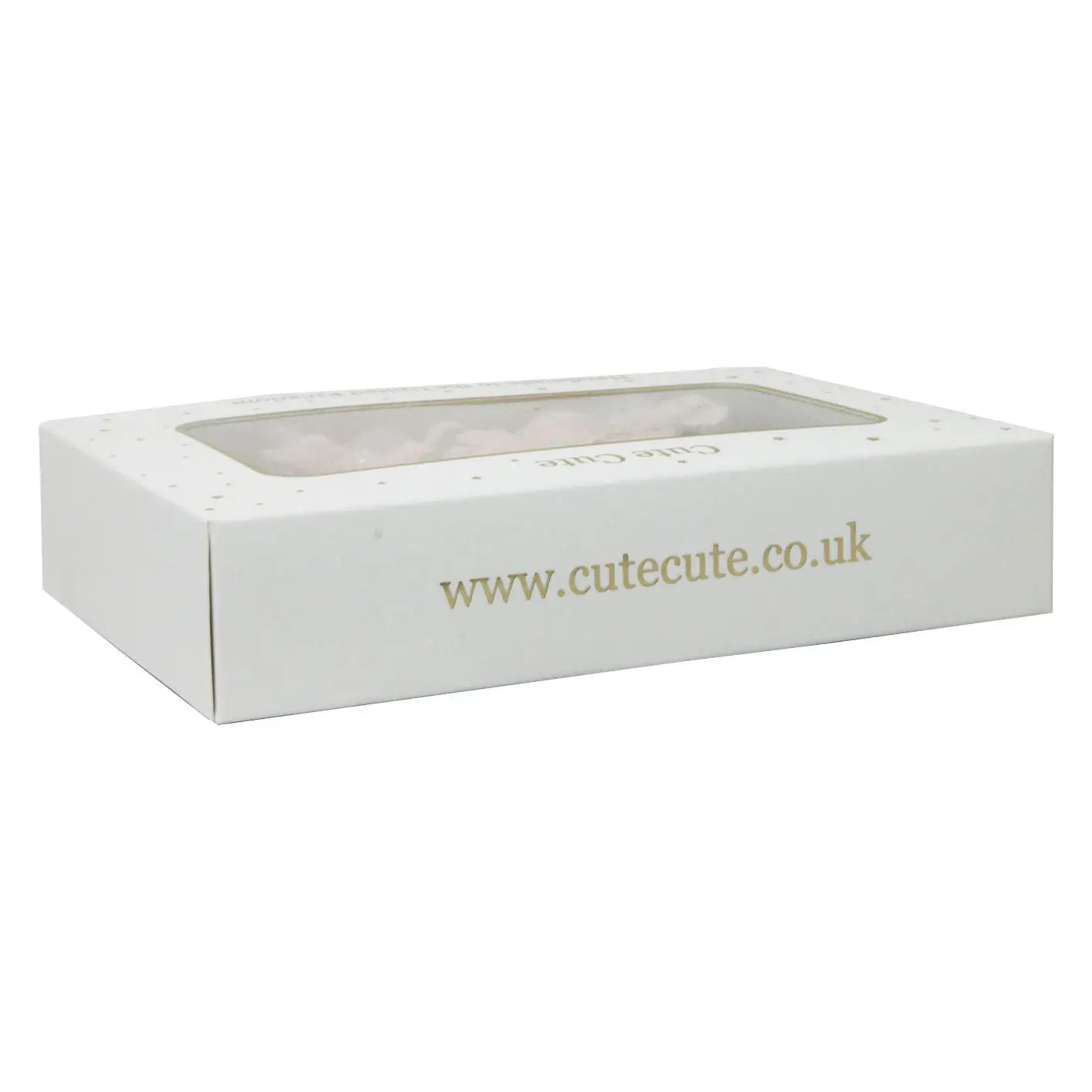 Set of six stars on a snap clip in a gold gift box Cute Cute