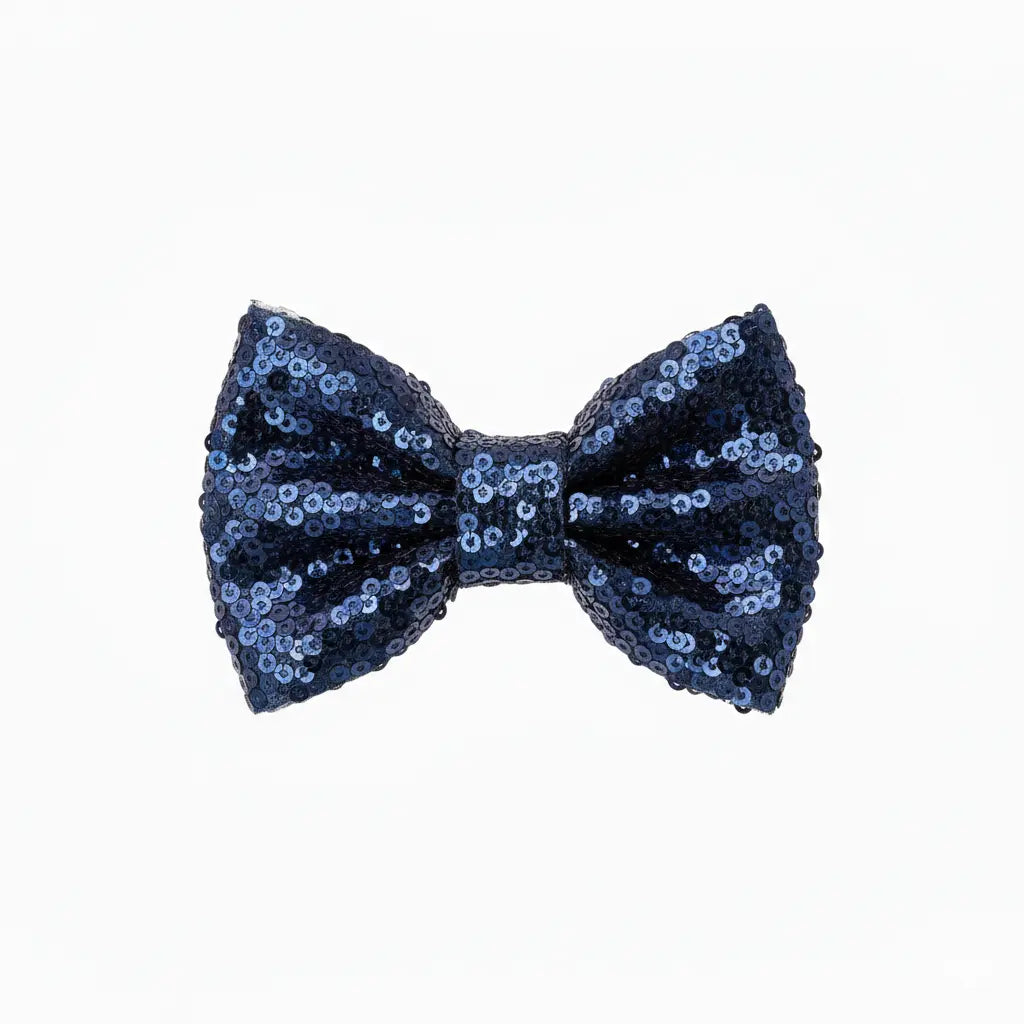 Sequin bow on a clip Cute Cute