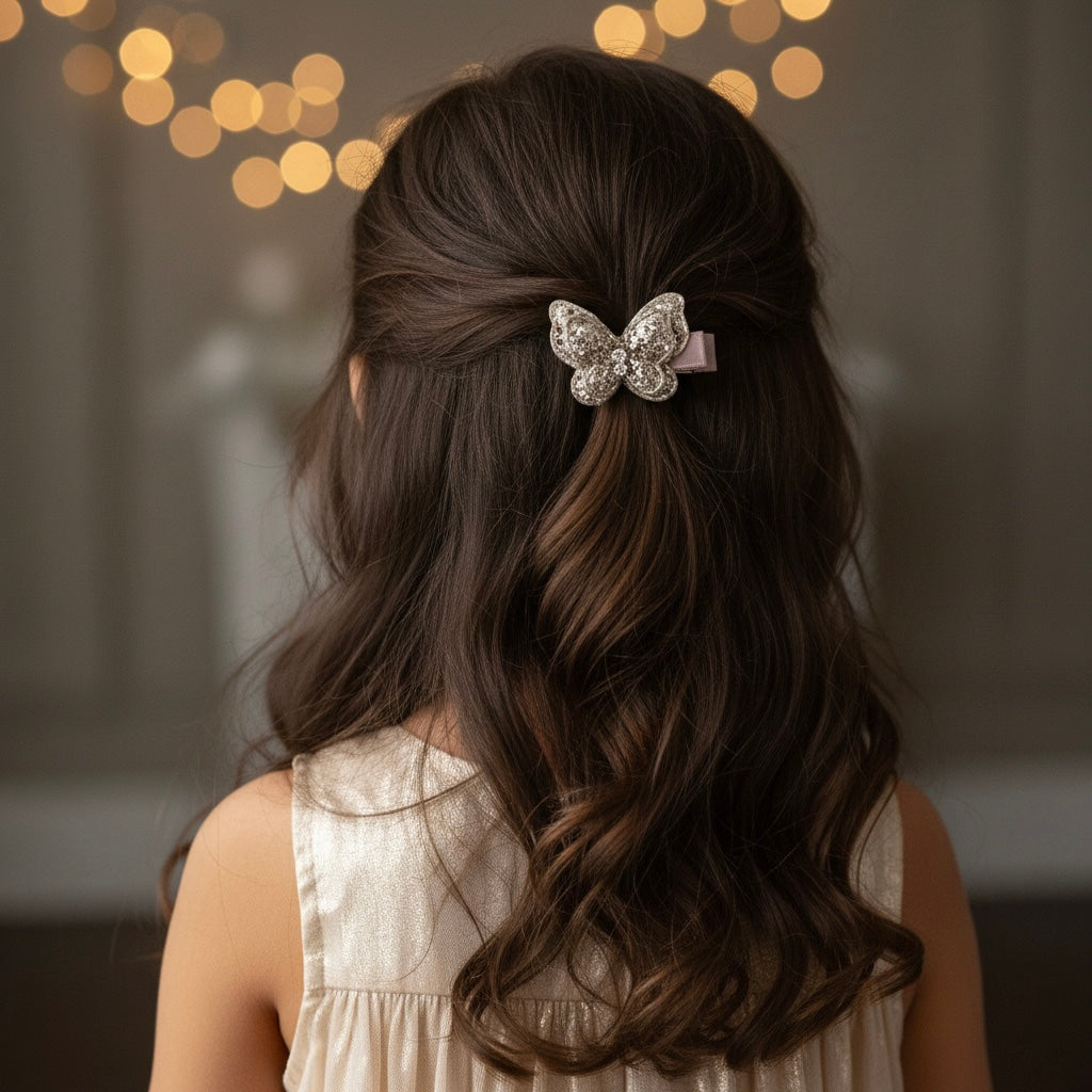 Champagne glitter butterfly