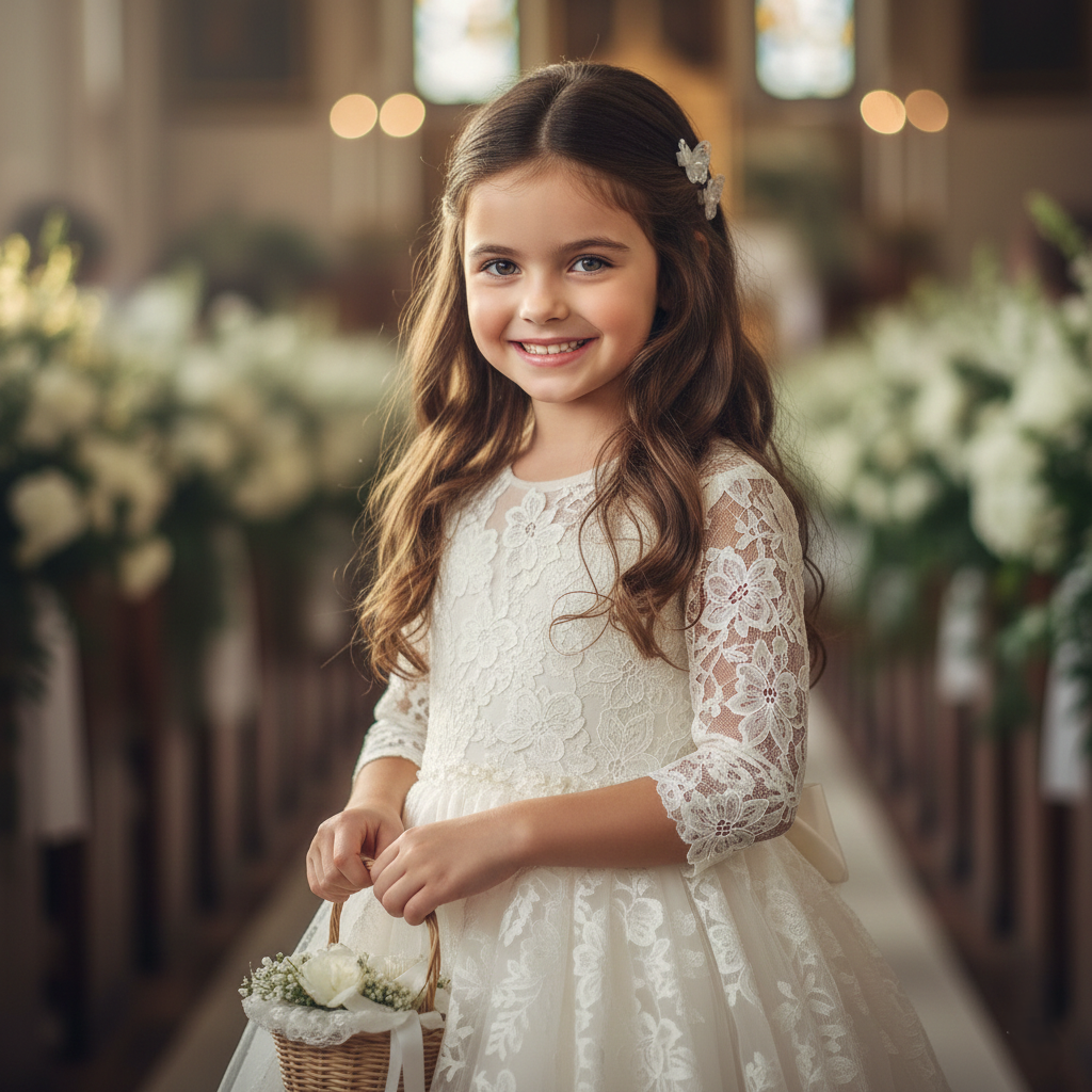 Set of two lace butterflies on clips