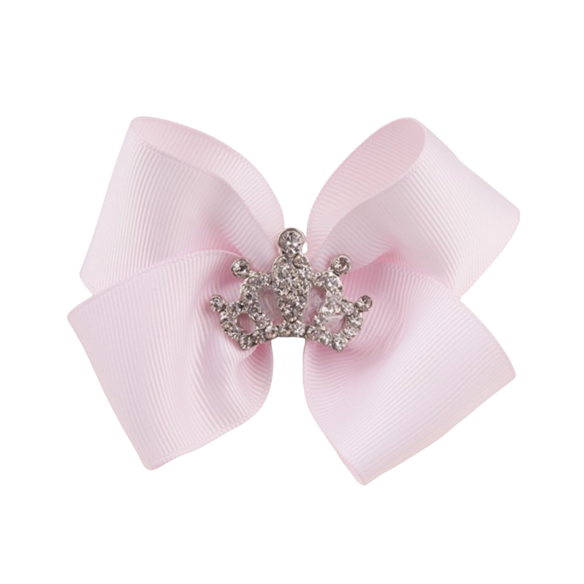 Grosgrain double large bow with a crown