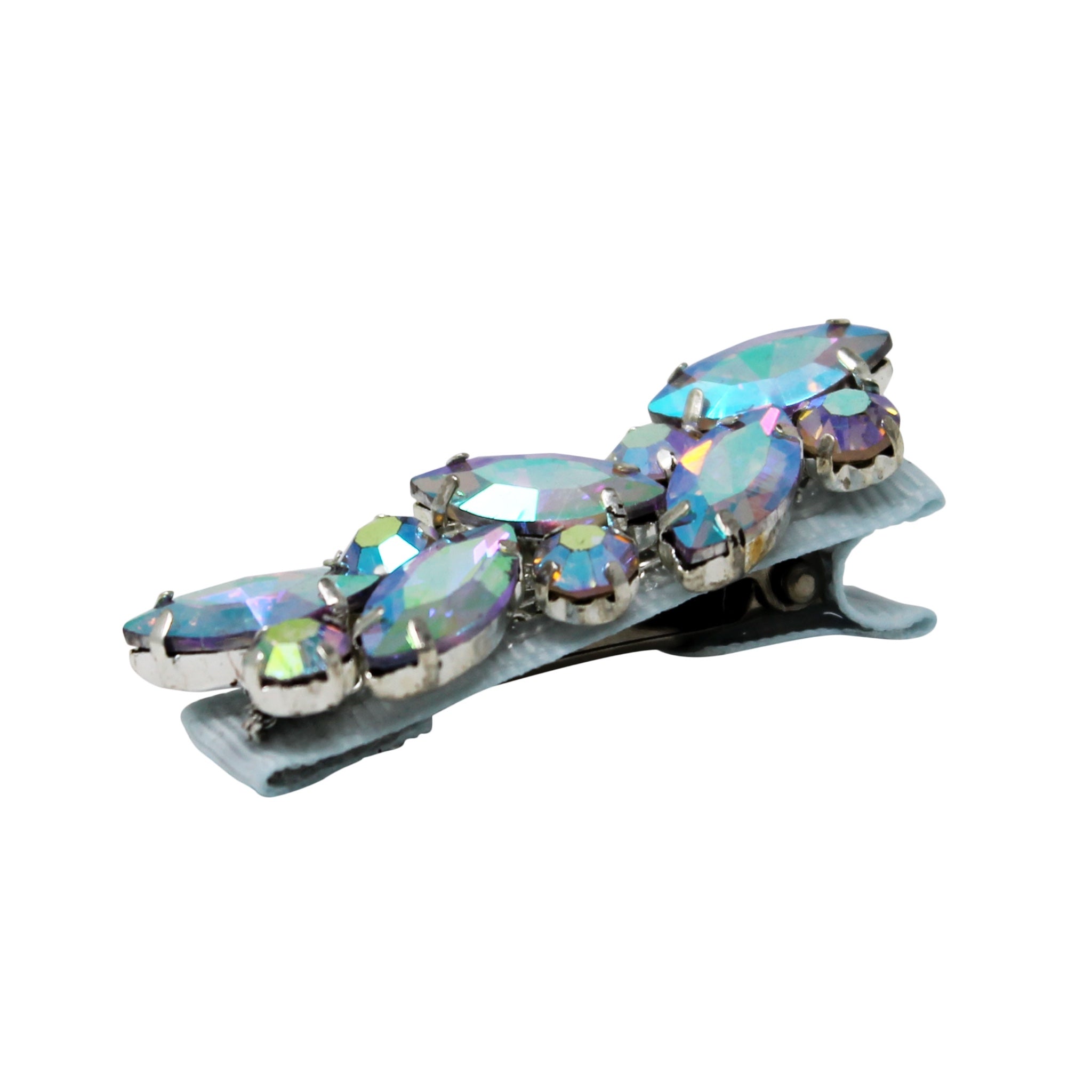 AB sparkly crystal trim on a clip