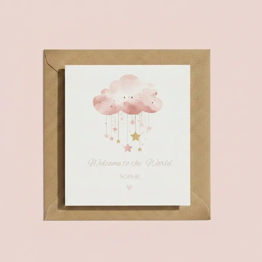 Personalised welcome to the world Cute Cute