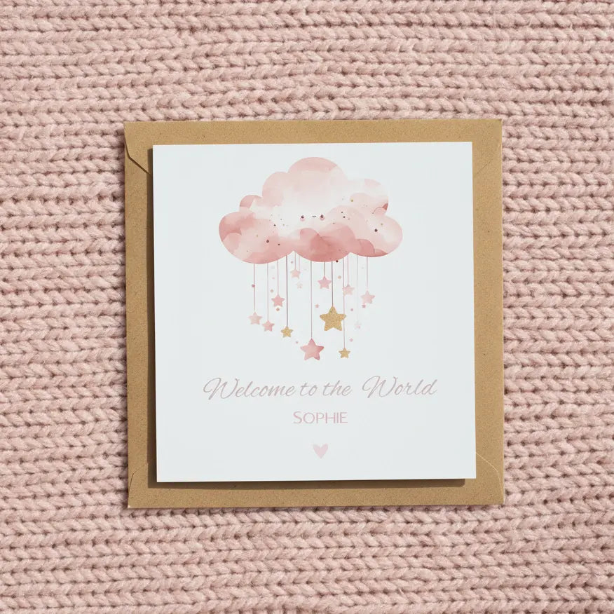 Personalised welcome to the world Cute Cute