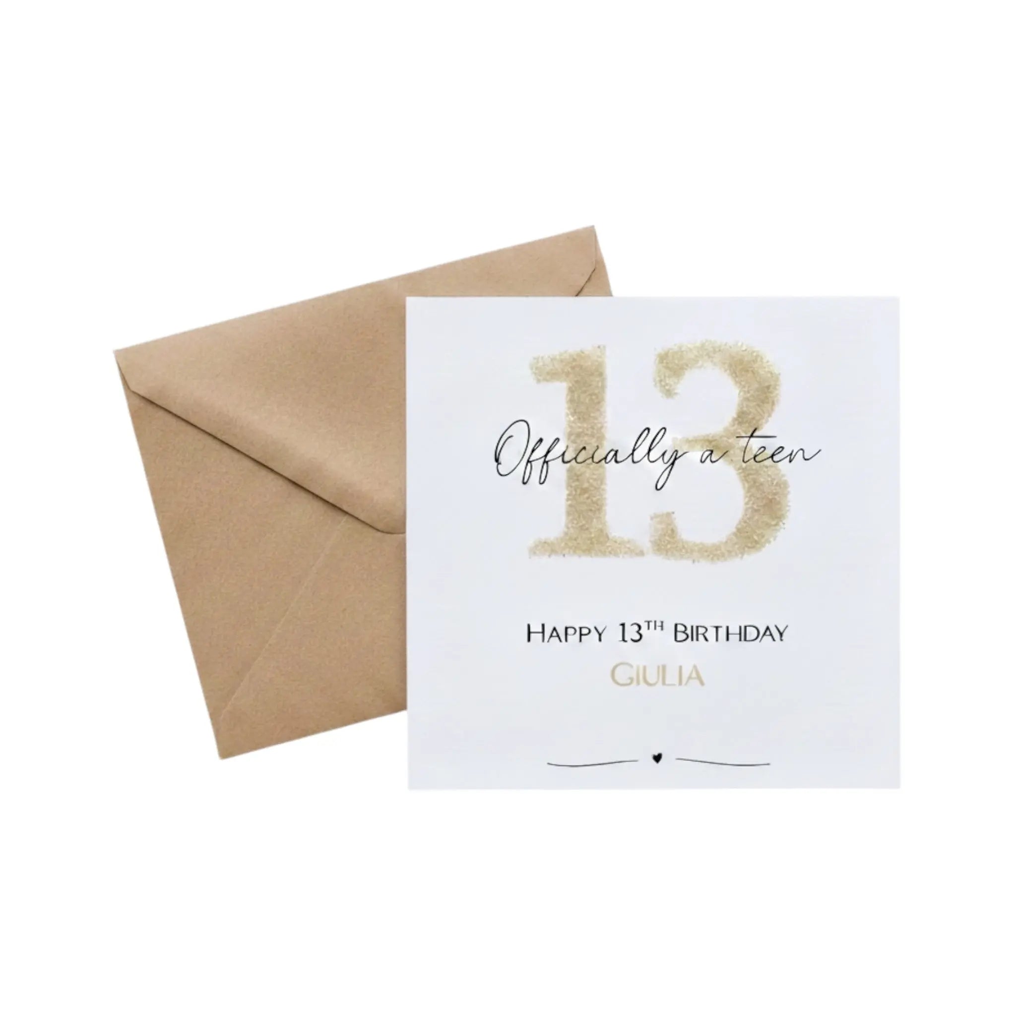 Personalised Happy 13th Birthday Cute Cute