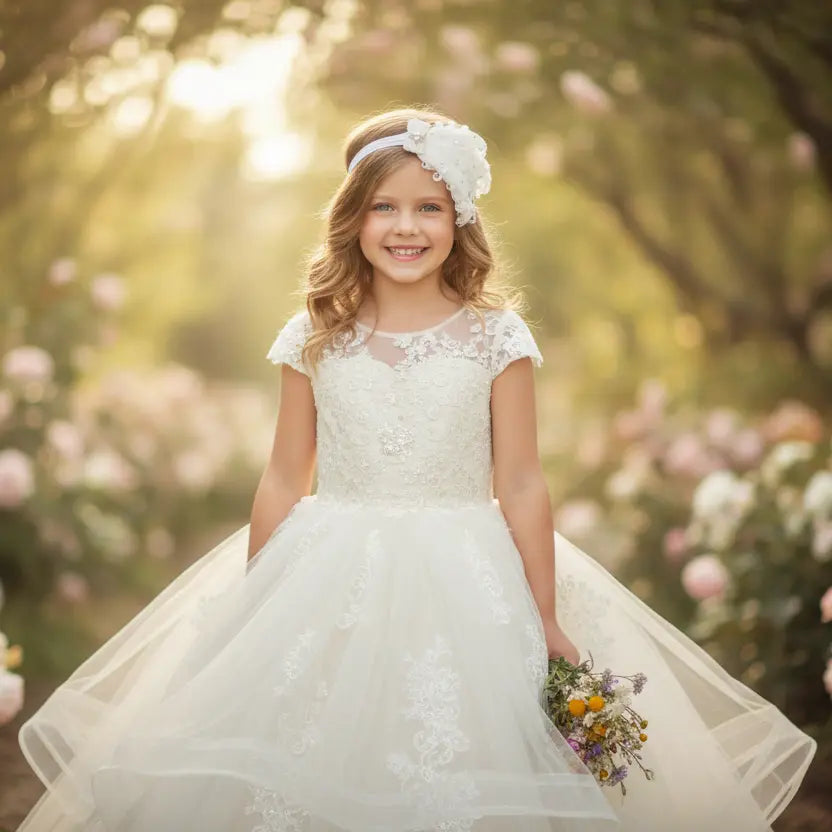 Off white goose feather headband Cute Cute