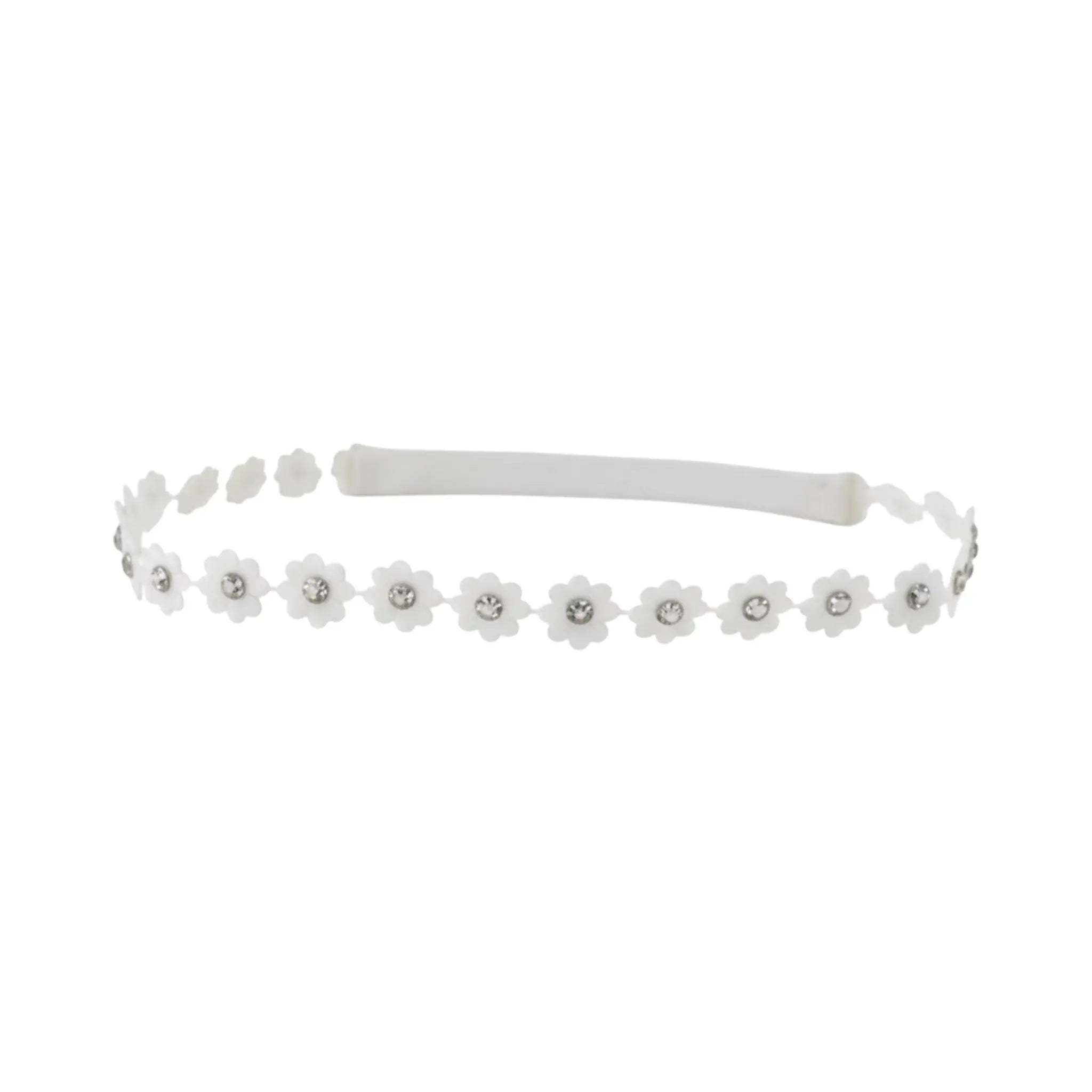 White flower chain with diamante Cute Cute