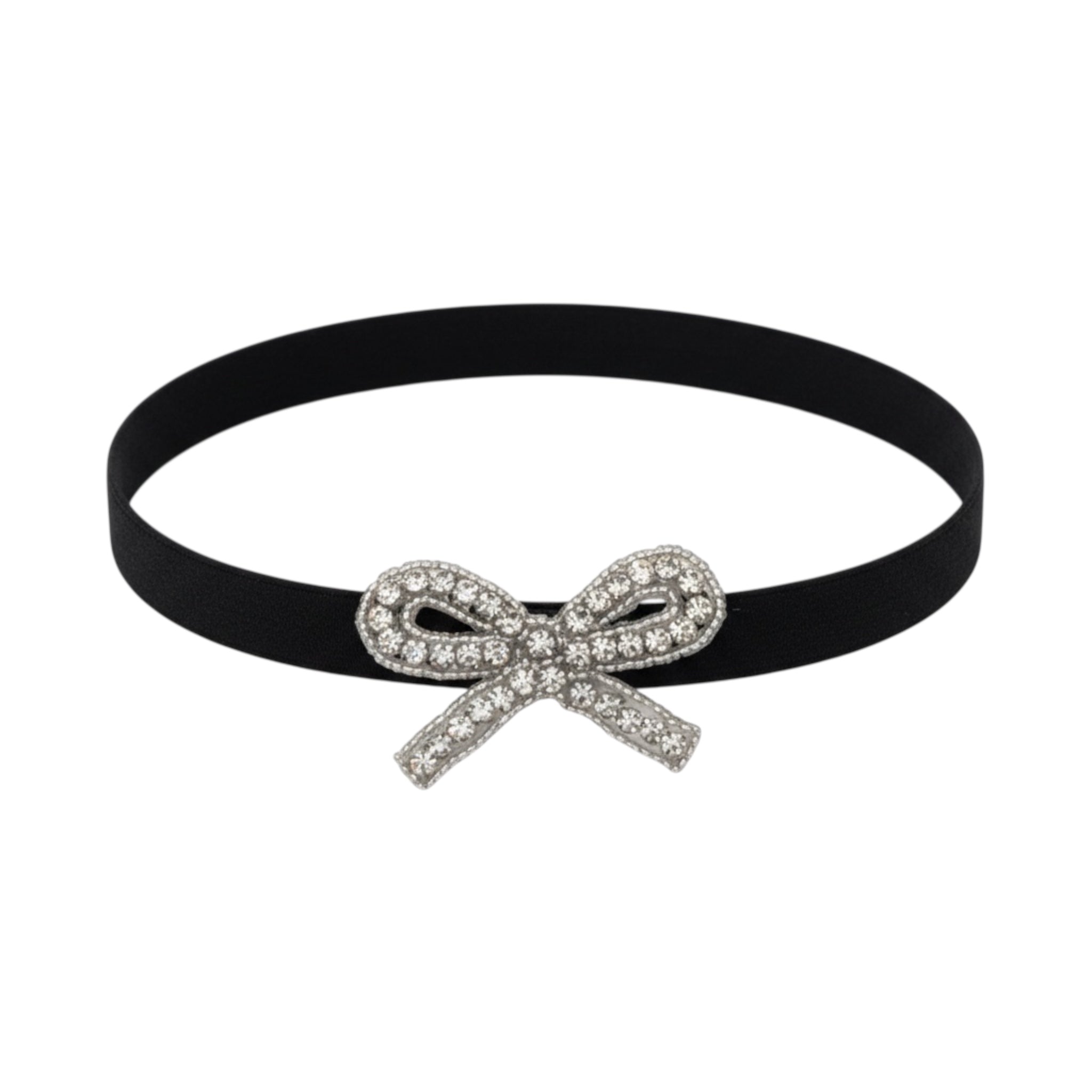 Crystal bow on a headband