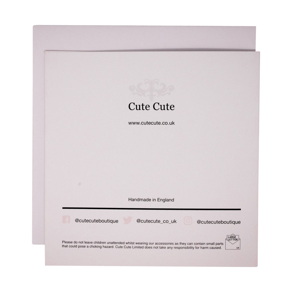 Hello Little One- greeting card with a headband