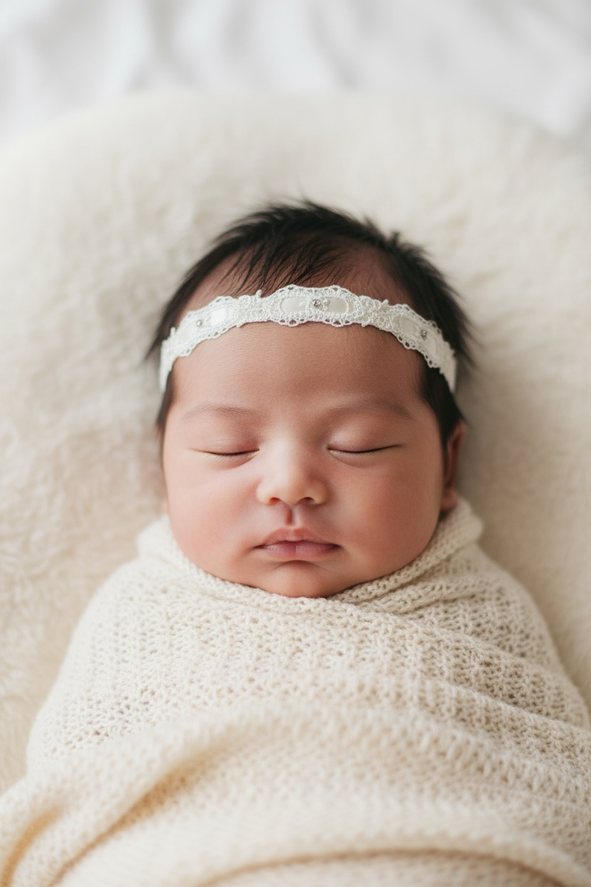 Ivory gorgeous lace and satin tie back with Swarovski diamante and pearls