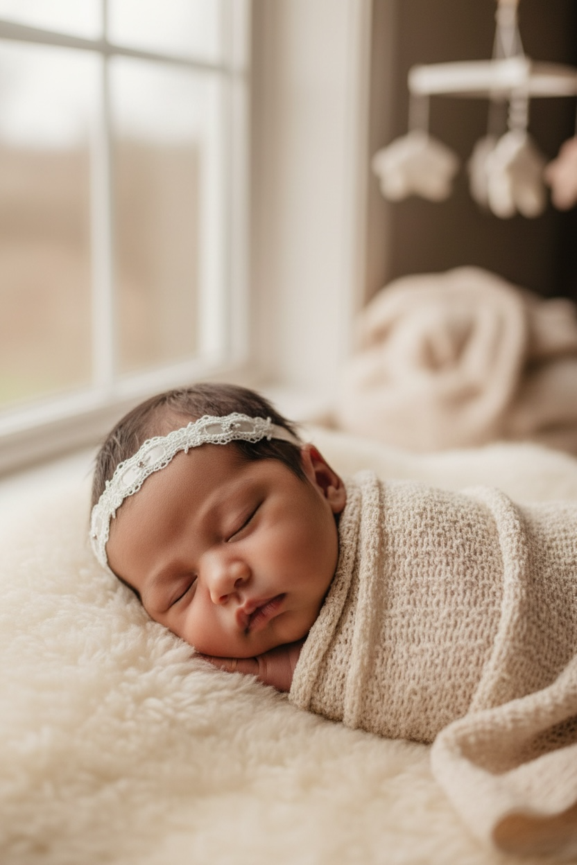 Ivory gorgeous lace and satin tie back with Swarovski diamante and pearls