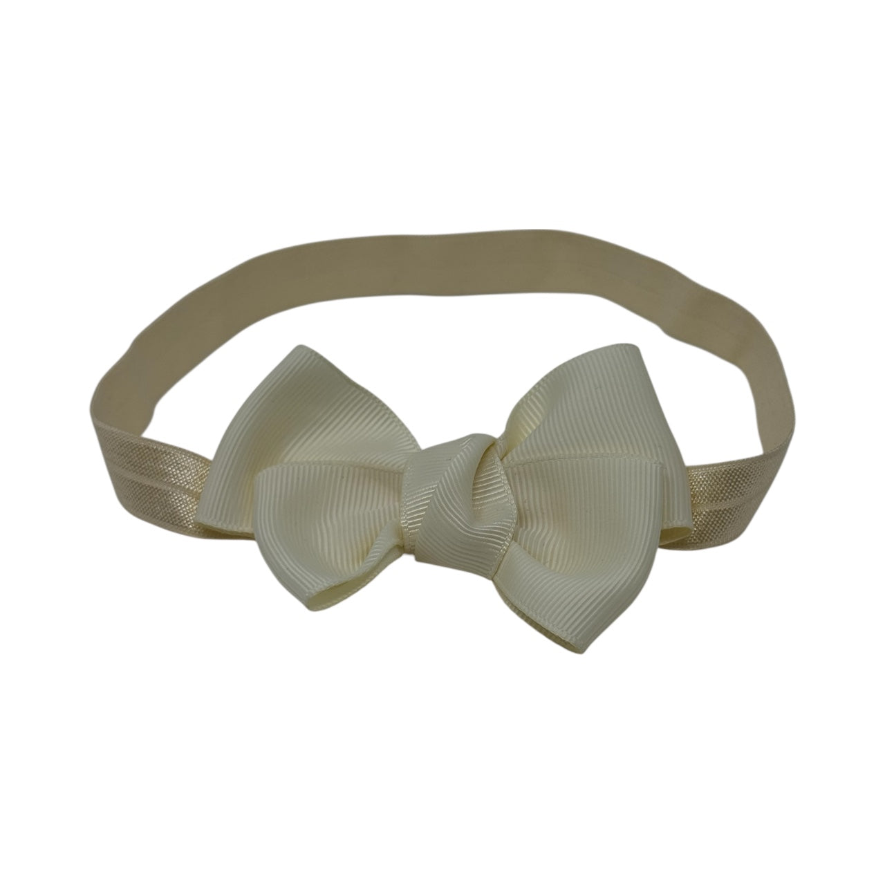 Medium double bow with knot on a headband