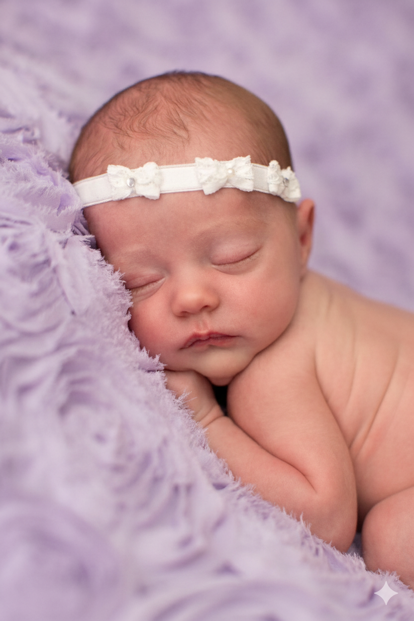 Off white lace bows with diamante and pearl