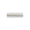 Ivory lace clip with pearls
