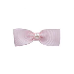Small single bow with pearl -various colours